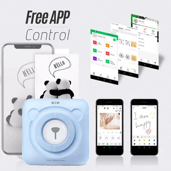 

PeriPage Mini Portable Thermal Printer Handheld Photo Printer 58 Mm Printing Wireless Bluetooth Mini Android IOS Printers