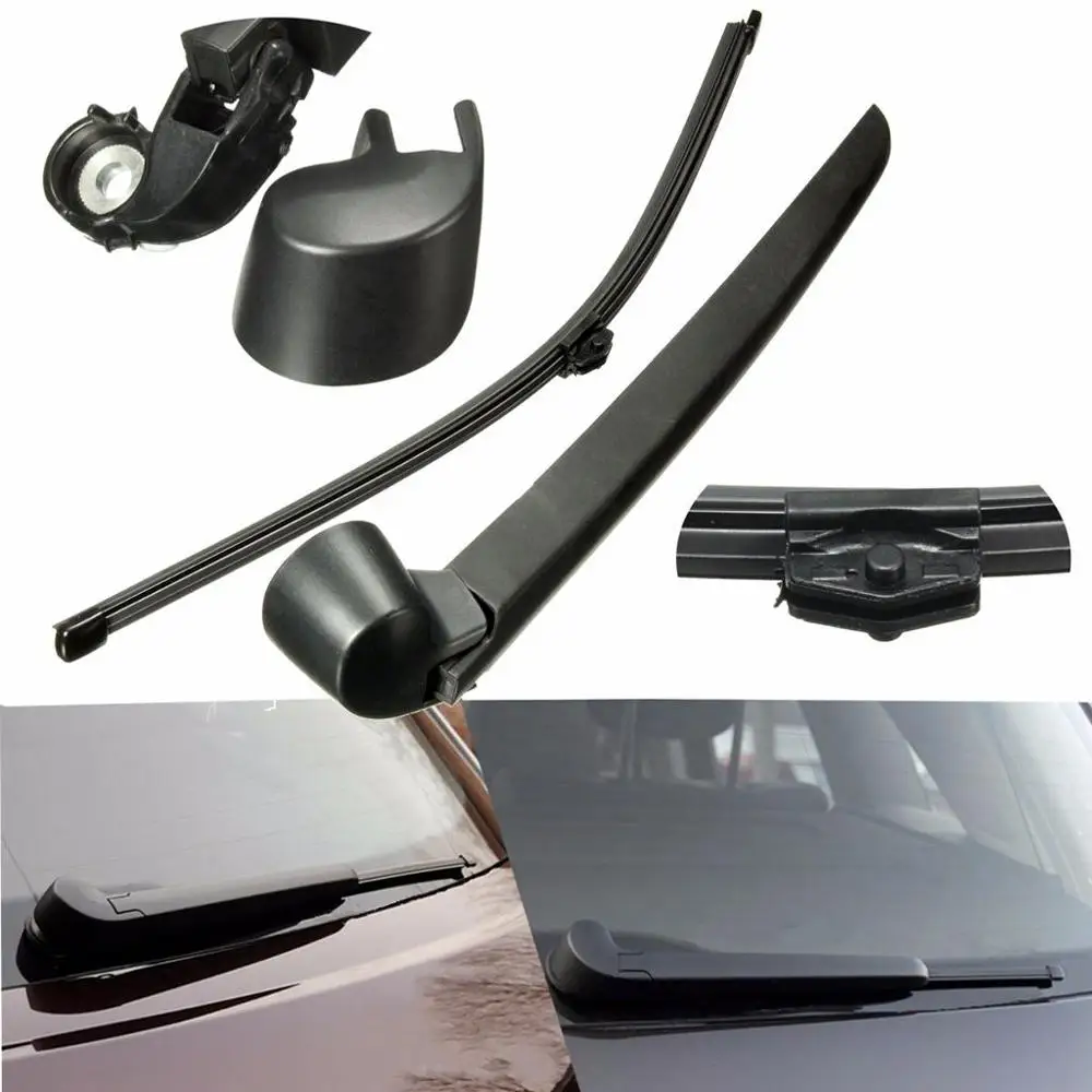 Car Rear Window Windshield Wiper Arm & Blade Replacement Set Repair Kit