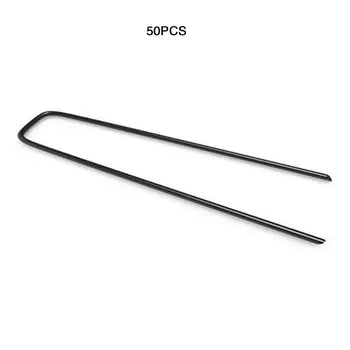 

U-shaped Nails Nails Black Galvanized Paint Gardening Turf Fixed Nails Cloth Nails Anti-grass Nails Hot-dip Galvanized Steel