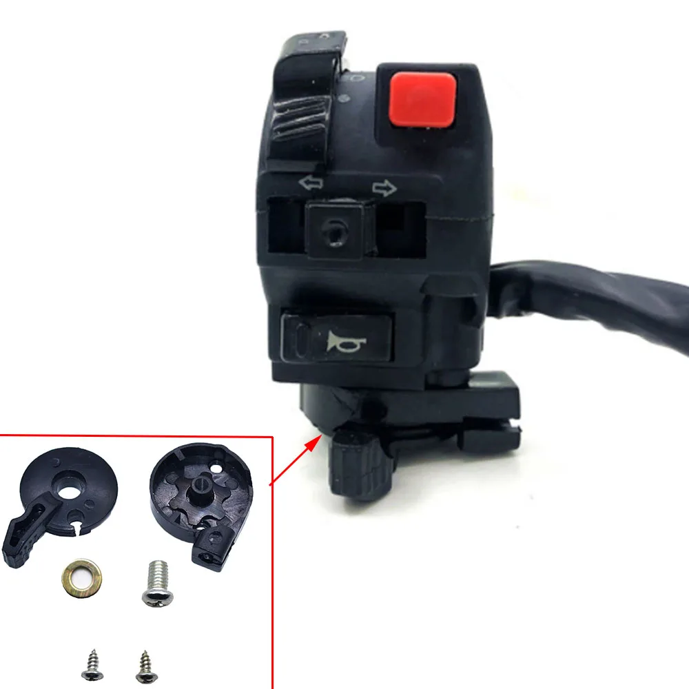 motorcycle spare parts accessories left switch Assembly Choke Button parts For ATV Quad Switches 110-250cc four wheel - Image 2