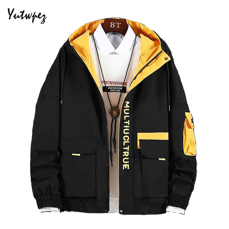 

Jacket Men Coats Thicken Warm Winter Jackets Male Parka Hooded Outwear Cotton-padded Jacket Korean Fashion Man Clothes 2019
