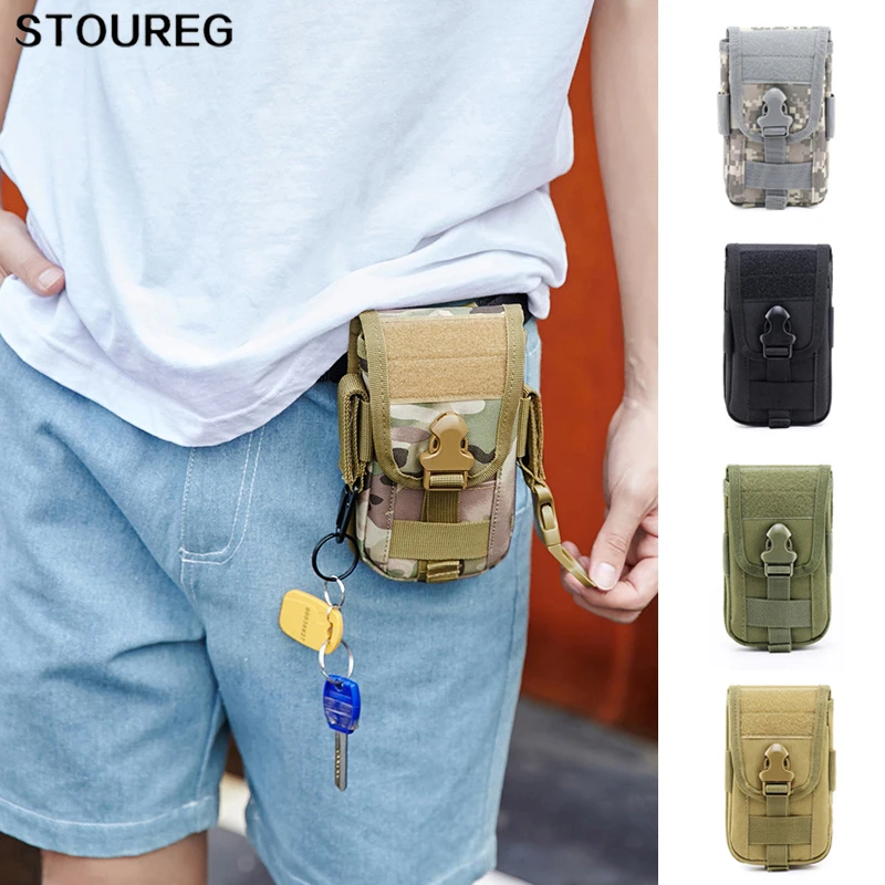 

Military Tactical mobile phone bag,Molle waist bag for men Outdoor Camouflage waist pouch,sport climbing keys tool phone bags