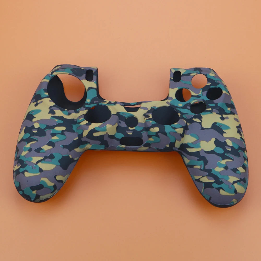 Юси камуфляж мягкий силиконовый чехол Защитная кожа для sony Playstation 4 PS4 для Dualshock 4 контроллер для ps4 pro slim