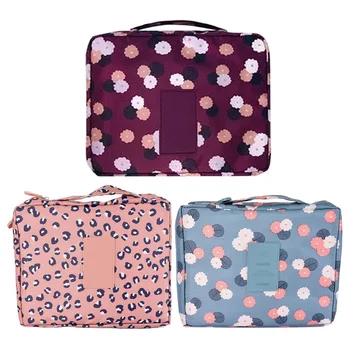 

Women Multifunctional Waterproof Travel Storage Bag Portable Double Layer Cosmetic Bag Makeup Bags Wash Pouches#9