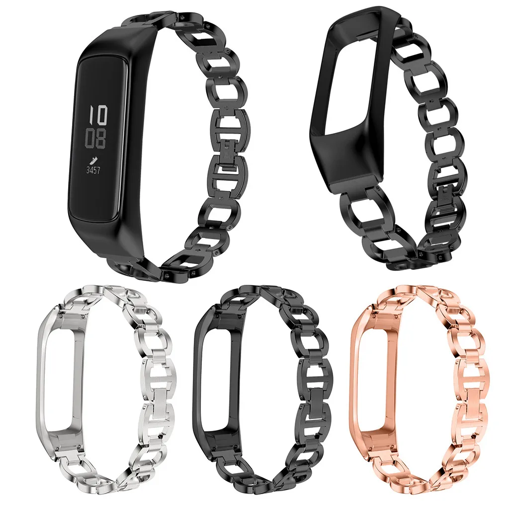 Ремешок Ouhaobin из нержавеющей стали для Samsung Galaxy Fit e металлическая цепочка стильный