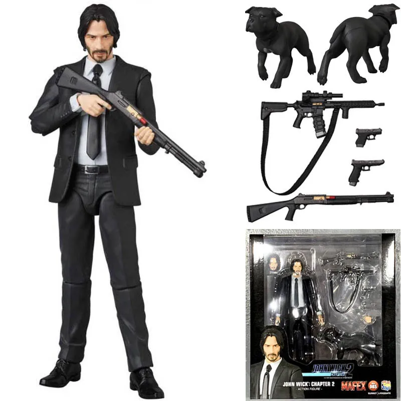15 см тип Mafex 085 JOHN WICK Chapter 2 фигурка модель игрушки кукла для подарка