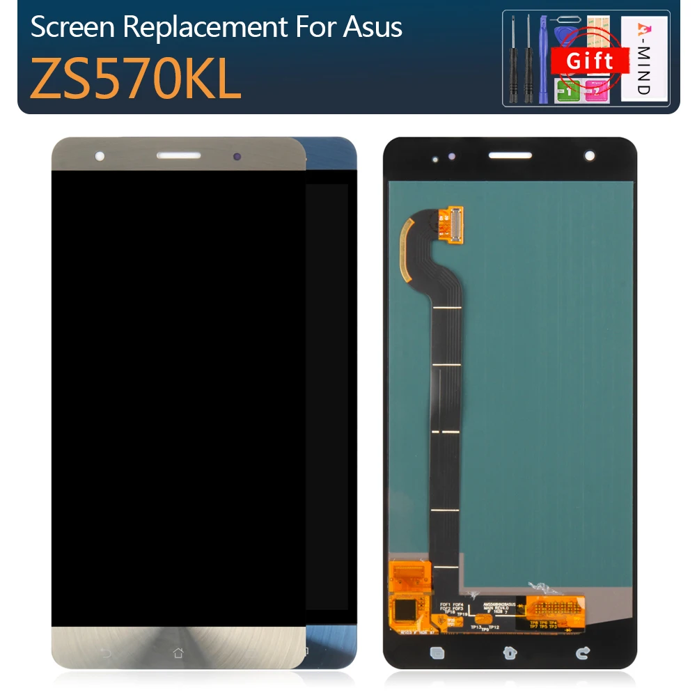 

For ASUS Zenfone 3 Deluxe Z016S Z016D ZS570KL LCD Display Touch Screen Digitizer Assembly 5.7"for ASUS ZS570KL LCD Replacement