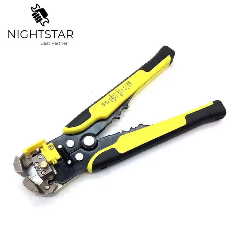Cable Wire Crimper Crimping Stripping Stripper Plier Cutter Cord Cutter Tool 