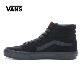 

Vans Sk8 Hi Black Man Shoes Women Unisex Original High Classic Sneakers Skateboarding Vans Shoes VN000D5IBKA