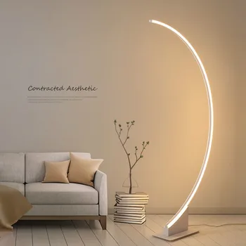 

Sale Floor Lamp Living Room Simple Modern Reading Net Red Bedroom Bedside Lamp Fishing Piano Standing Lamps for Living Room