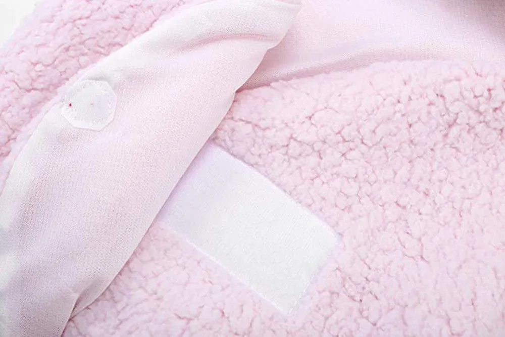 Милое хлопковое белое одеяло для сна для новорожденных мальчиков и девочек, пеленка, зимние аксессуары