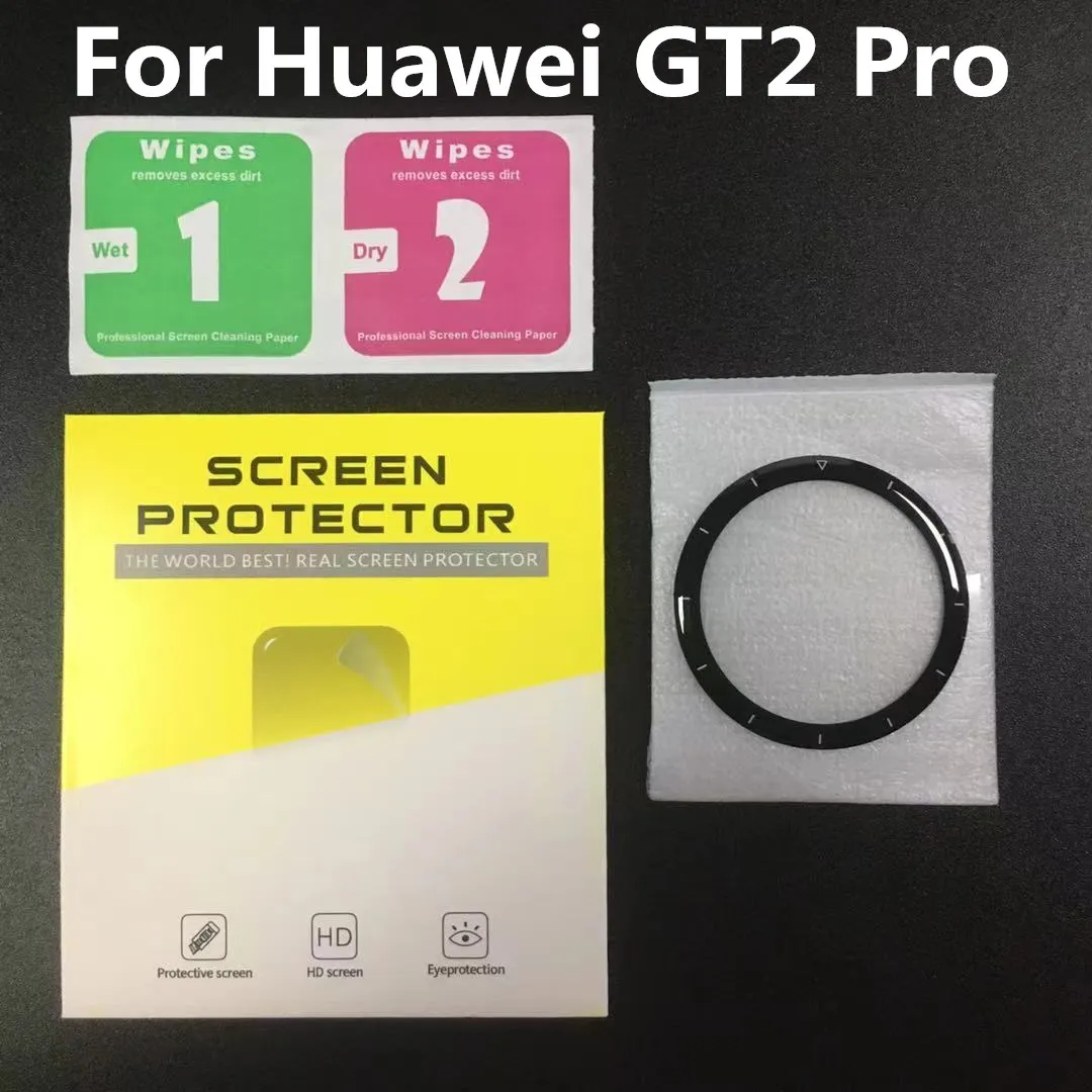 20D Curved Edge Tempered Glass For Huawei Watch GT2 Pro GT3 GT 2 3 46MM Screen Protector Protective film Smart Watch Accessories 