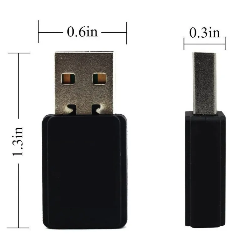 

USB Bluetooth 5.0 Adapter Transmitter Bluetooth Receiver Audio Bluetooth Dongle Wireless USB Adapter for Computer PC Laptop