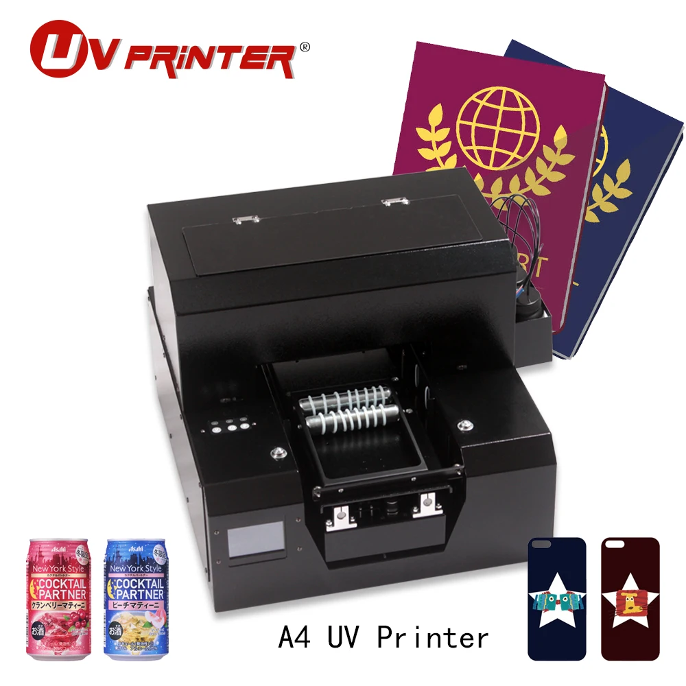 

DIY pattern custom printing equipment small household A4 size for silicone/glass/wood/acrylic/leather/textile