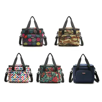 

10L Thermal Insulation Picnic Portable Container Bags Food Insulated Shoudler Bag Oxford Cooler Organizer