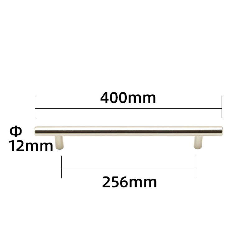 length400mmgolden Betoci матовая черная круглая ручка из алюминиевого сплава ручка для шкафа Кухонная дверная ручка мебельный ящик "~ 24" - Цвет: length400mmgolden