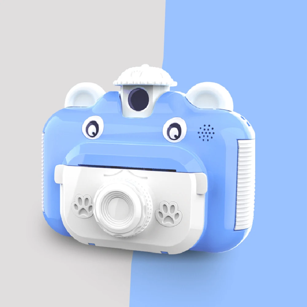 pink digital camera Children Camera Instant Print Camera For Kids 1080P HD Camera With Thermal Photo Paper Toys Camera For Birthday Gifts digital binocular camera