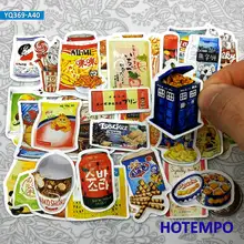 

40pcs Childhood Nostalgic Snacks Graffiti Art Kawaii Mini Diary Scrapbook Phone Laptop Stickers for Kids Toys Notebooks Sticker
