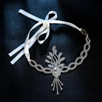 

Lurrose Crystal Wedding Headband Bridal Headpiece for Brides Elegant Hair Accessories for Women (Golden)