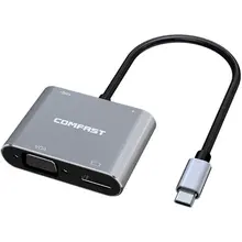 

USB Type C Hub to Dual Monitor Laptop Docking 4/5/6/7/8 in1 Hdmi-Compatible PD USB MST Adapter For MacBook Pro Samsung