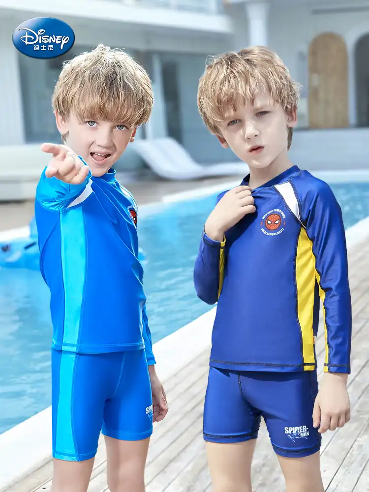 オリジナルディズニーボーイズ水着ベビースパイダーマン男の子水着ベビー水着ボーイ水着子供のためのsw0738 Swimwear Aliexpress