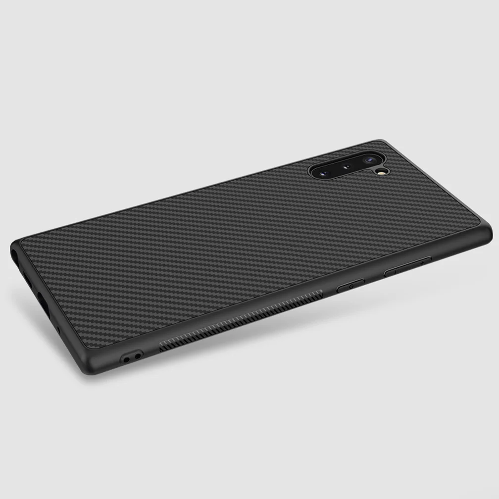 For Samsung Galaxy Note 10+ Pro Case Nillkin Synthetic Fiber Back Cover PC phone Case For Samsung Note 10 note 10 Plus 5G case