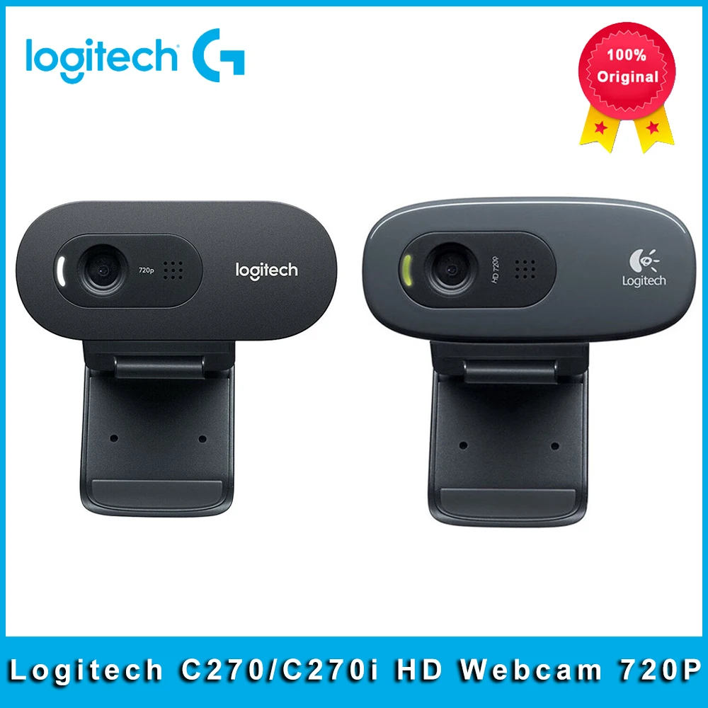 Vice Lære Leia Logitech C270/c270i Hd Video 720p Webcam Built-in Micphone Usb2.0 Computer  Camera Usb 2.0 Logitech Webcam 100% Original - Webcams - AliExpress