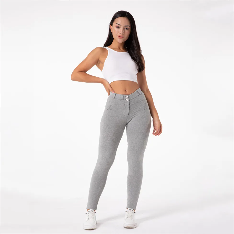 Shascullfites Butt Lift Leggings Grey 