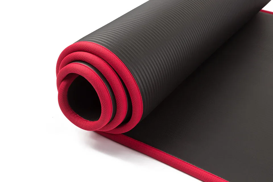Extra Thick High Quality 10MM NRB Non-slip Yoga Mats Fitness Tasteless Pilates Gym Exercise Pads Bandages ?????? ??? ????