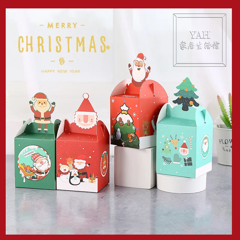 

Christmas Apple Gift Box, Christmas Eve Creative Three-dimensional Candy Box Cute Cartoon Gift Box, Spot Factory Direct Sales
