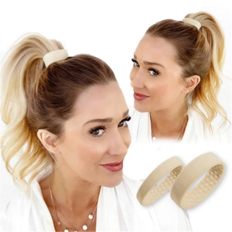 Silicone Rubber Hair Bands Foldable Stationarity Elastic Hair Bands For Girls Hair Holder Multifunction Hair Tie Accessories