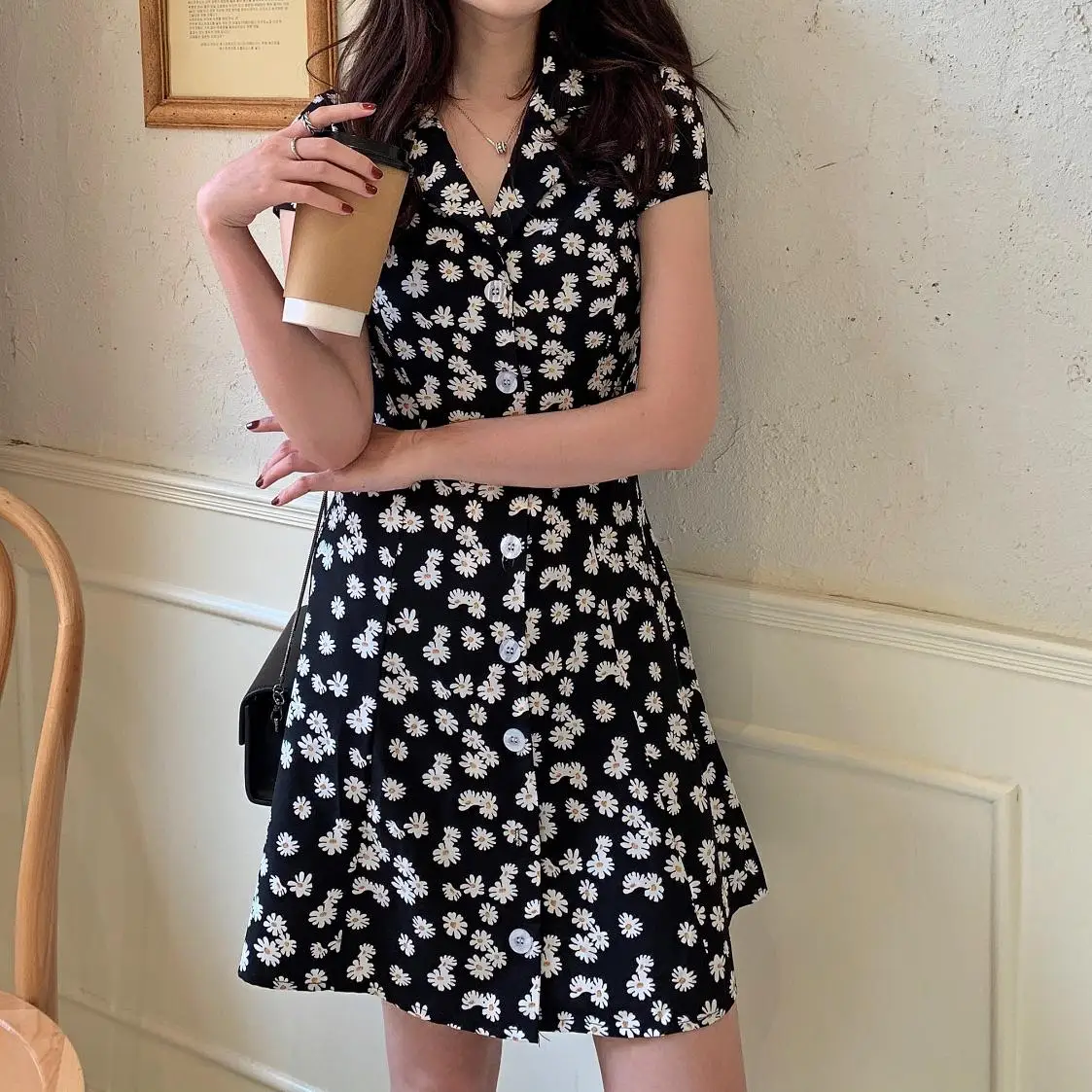 Fashion Sexy Women Summer Dress 2020 Casual Button mini Beach Sundress | Женская одежда