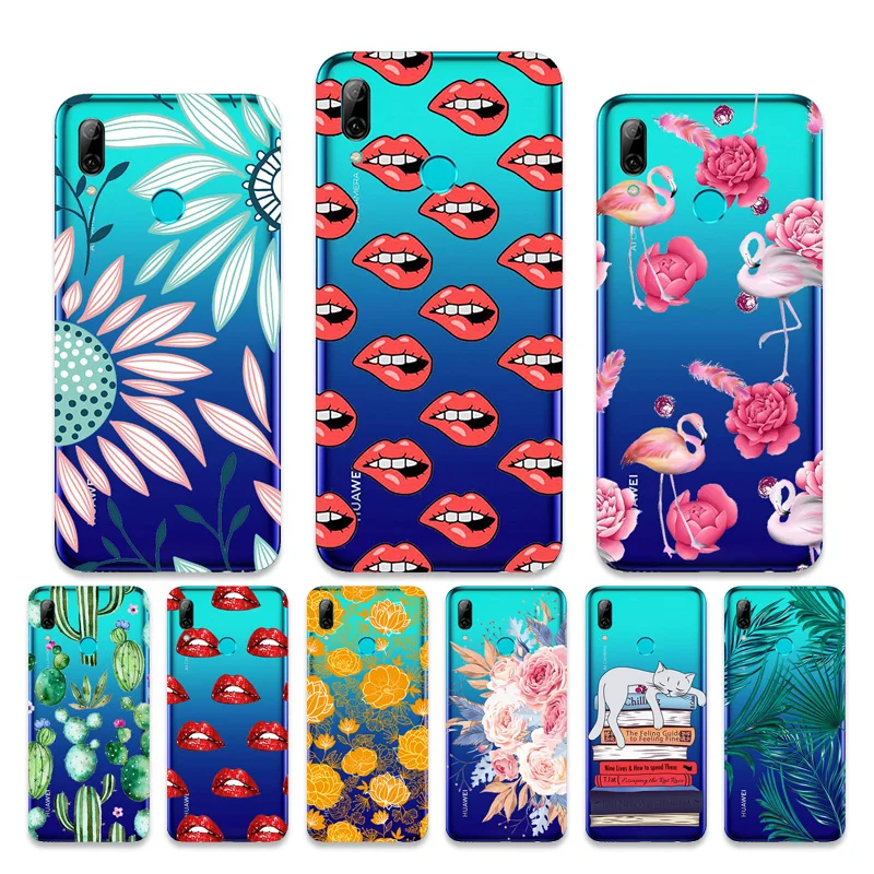 

3D DIY Painted Case For Huawei P Smart 2019 2018 Case Silicon Transparent Protective Bumper For Huawei P Smart Z Plus 2018 Cover