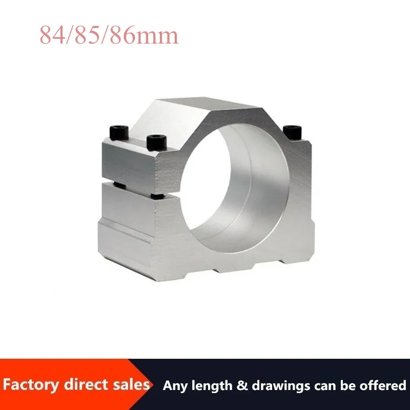 

Флюоресцентное крепление для внутреннего отверстия нового шпиндельного двигателя 84/85/86 мм, станок для гравировки алюминиевого профиля, фиксированное сиденье