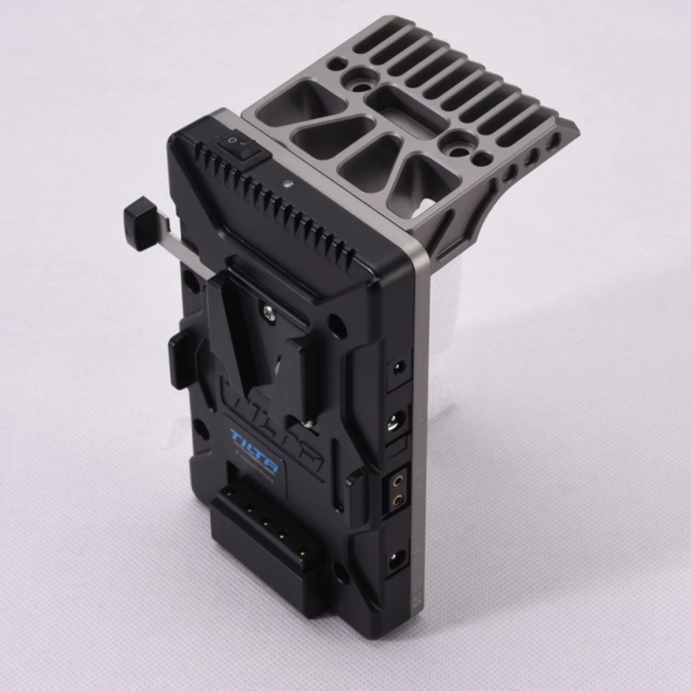 Tilta для FS7 Пакет электроснабжения Power Support System от аккумуляторов для система питания( 15 мм стержень адаптер) два цвета серебро и черный dslr v крепление адаптер питания