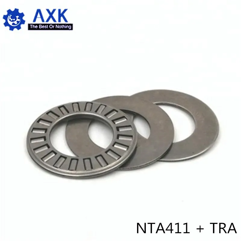 NTA411+ TRA дюймовый Упорный игольчатый роликовый подшипник с двумя шайбами TRA411 6,35*17,45*1,984 мм 5 шт. TC411 NTA 411 подшипники