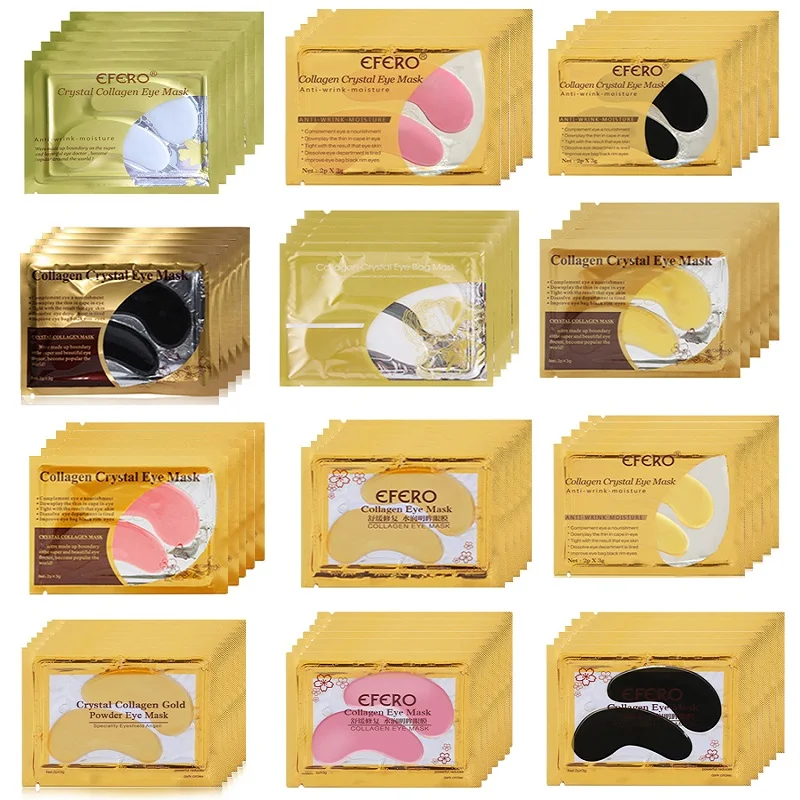 Low Cost Eye-Mask Eyelid-Patch Dark-Circle-Remover Crystal Anti-Wrinkle Collagen Under-Eye Black 76olM7kY