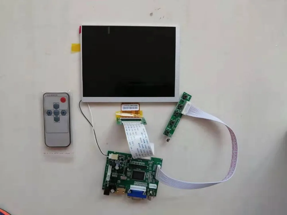 Placa de Controle Lcd + Hdmi Polegada Tela Lcd Cla070ma0acw Display Vga Driver Monitor Painel 7.0 800x600 4:3 - Imagem 2