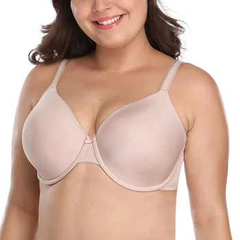 

Big Size Full Cup Women Bras Ladies Large Size Smooth Cozy Bras Thin Section Underwear