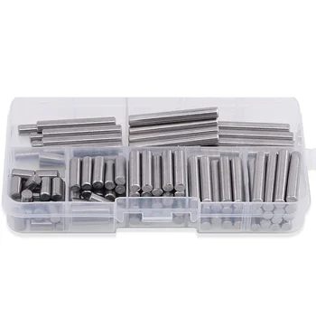 

110 Pieces Dowel Pin Stainless Steel Shelf Support Pin Fasten s Assortment Kit