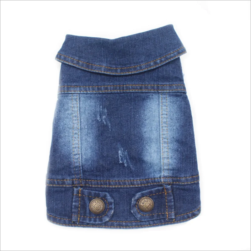 

Newly Design Hoodie Puppy Clothes Dog Jeans Clothes Denim Dog Jacket Clothes Denim Chihuahua Dog Outfit