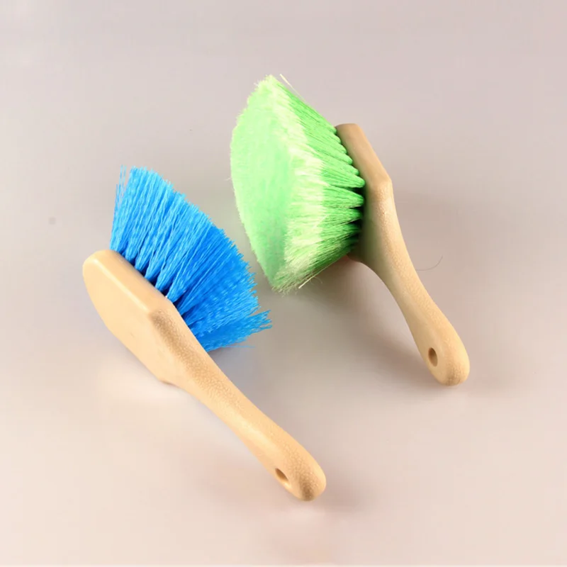  1Pcs New Hard Hair Soft Hair Scratch-Free Wheel/Tire Brush Short Handle Special Design Brushes for 