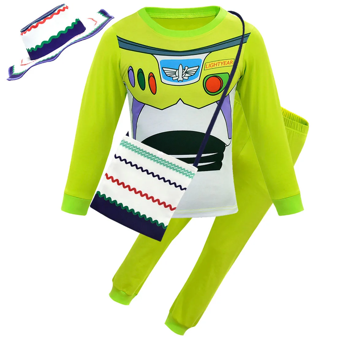 HOT Saleing Toy Story 4 Jessi Cosplay Costume Woody Cowboy Costume Top-shirt Pants Hat bag Accessories Halloween Custom Made6pcs