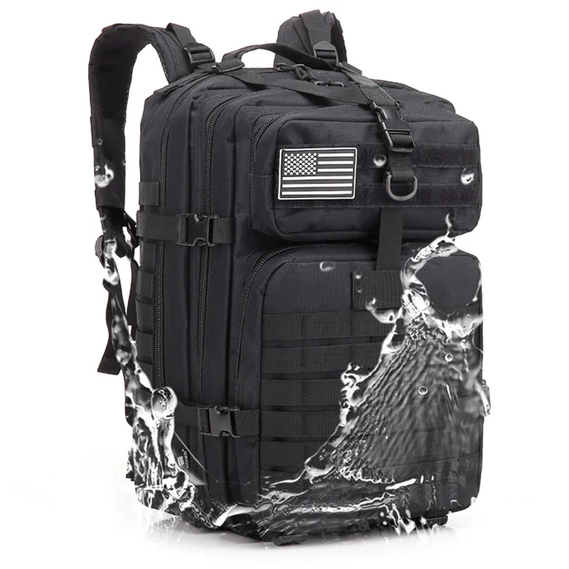 

Outdoor Backpack 45L Sports Outdoor Large Capacity Waterproof Nylon Backpack for Men Women LXX9