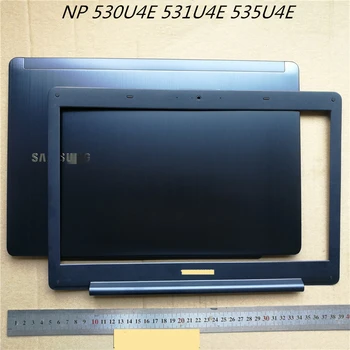 

New Top case LCD Back Cover Screen lid Caps For Samsung NP 530U4E 531U4E 535U4E front bezel housing frame