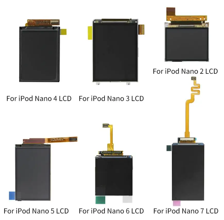 ЖК-дисплей для iPod Nano 5 6 7 поколения запасные части 2 3 4 ЖК-экран | Мобильные телефоны