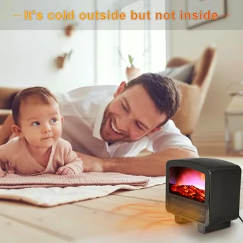 

Vertical Home Retro Heaters Namely Hot Type Heaters Office Electric Heaters 3D Electric Fireplace Small Electric Space Heater