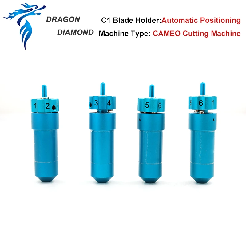 Baratos 1 Uds. Para la silueta Cameo Roland blade Holder Cutter C1 combinado para plotter de corte adecuado 30 45 60 grados Roland Cutter