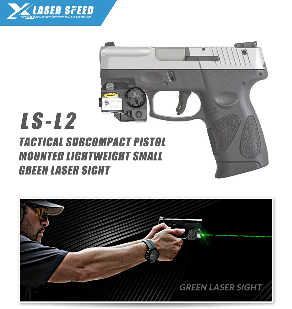 Лазерный прицел Laserspeed Мини ИК лазерный прицел пистолет Walther P22 зеленый лазерный прицел тактический прицел для охоты