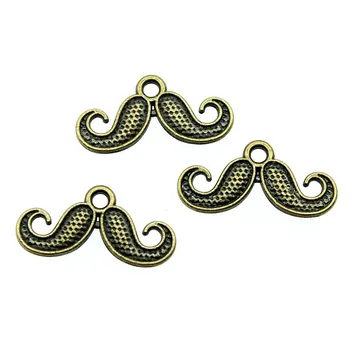 

Malzahar 60 Pieces Moustache Beard Jewelry Findings Components Pendants For Crafts
